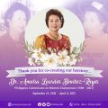 PCW Tribute to Dr. Amelou Benitez-Reyes