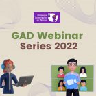 2022 GAD Webinar Series